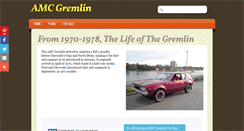 Desktop Screenshot of amc-gremlin.com