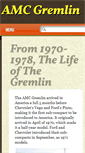 Mobile Screenshot of amc-gremlin.com