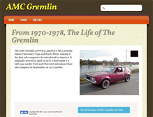 Tablet Screenshot of amc-gremlin.com
